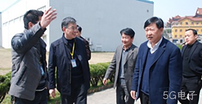 浙江省副省长毛光烈视察5G电子